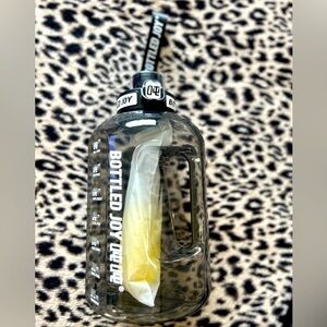 DUNDUN Bottled Joy 2.5 Liter 84 Ounce Water Bottle-Spill Proof-100% BPA Free